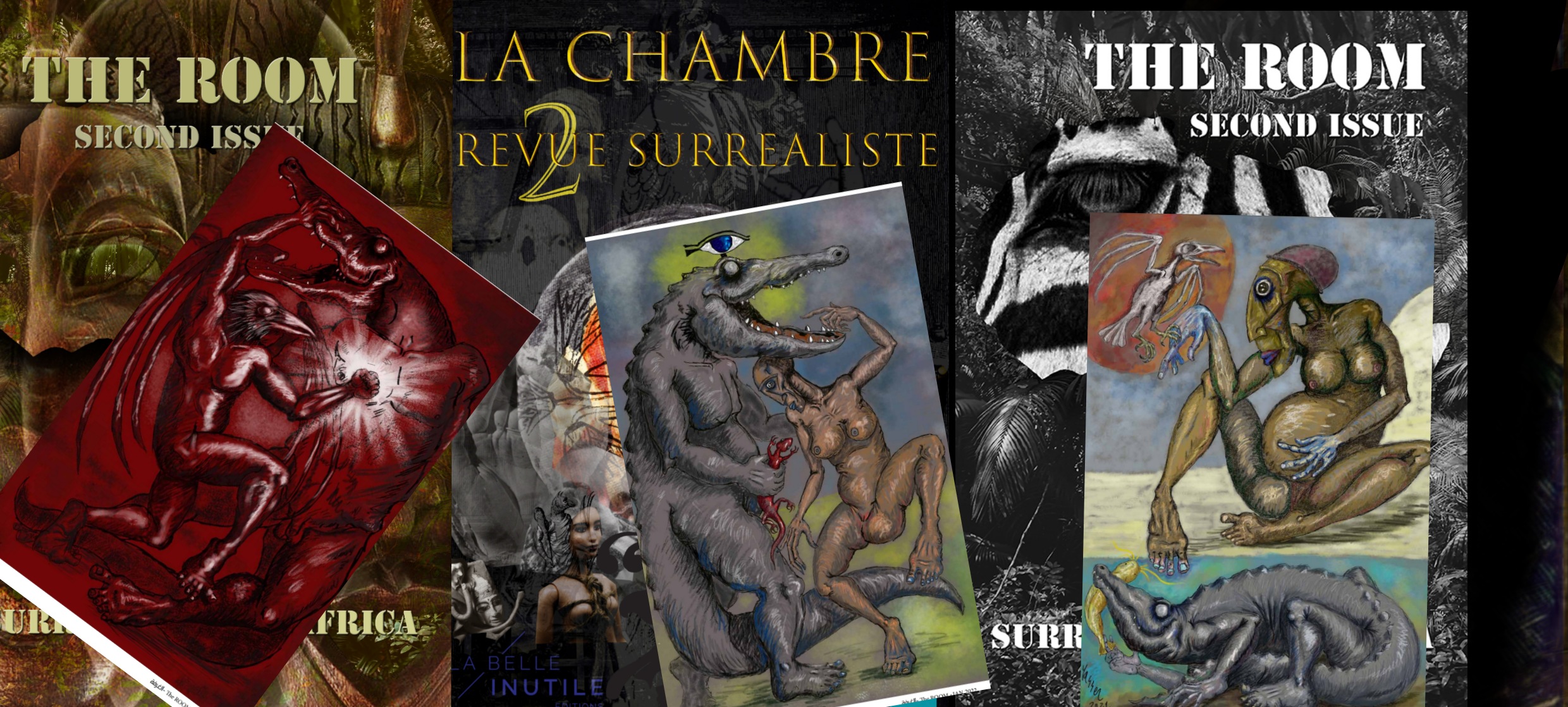 The crocodile Game /Surrealist critical game by /paris surrealist group/ drawings by Yasser Abdelkawy